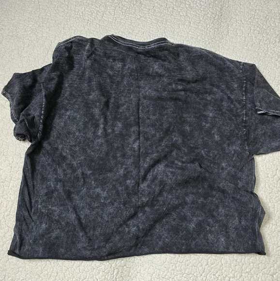 Disney Princess Graphic Acid Wash Cropped T-Shirt Size XL - Picture 7 of 9